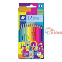 Цветни моливи Staedtler Happy, 12 цвята
