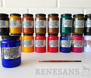 Акрилна боя Renesans iPaint, 500 ml, отделни цветове