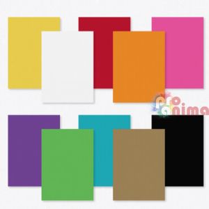Блок с цветен картон А4, пастелни цветове