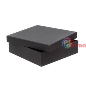 Кутия от картон 23.5x23.5x6.5 cm черна