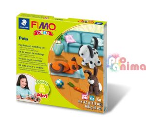 Комплект полимерна глина Fimo Kids Домашни любимци