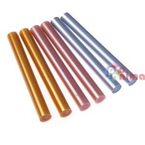 Силиконови пръчки DP Craft ∅11 mm пакет 6 бр. металик цветове
