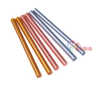 Силиконови пръчки DP Craft ∅7 mm пакет 6 бр. металик цветове
