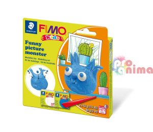 Детски комплект с полимерна глина Fimo Kids Monster