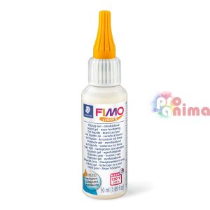 Течна полимерна глина Fimo за декориране и залепване, 50 ml, прозрачна
