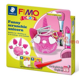 Детски комплект с полимерна глина Fimo Kids Scrunchie Unicorn