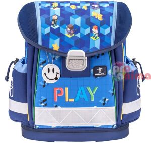 Комплект за училище Belmil Pixel Game- раница, 2 несесера и торба за спорт