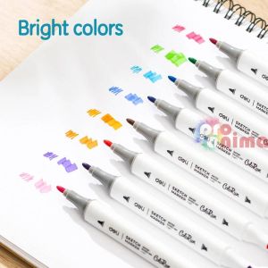 Комплект маркери Deli- 48 цвята, двувърхи