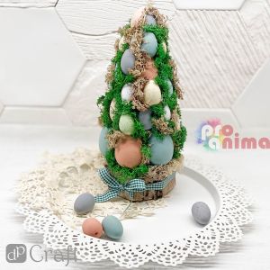 Декоративни яйца DP Craft, 16 бр., тъмен пастел