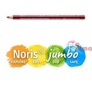 Цветни моливи Staedtler Noris Jumbo, 12 цвята