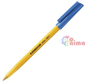 Химикалка Staedtler Stick 430 F, синьопишеща