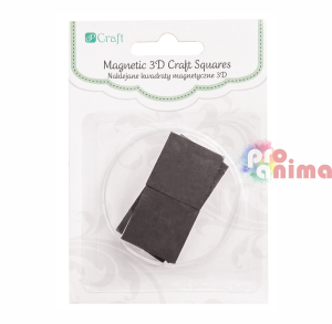 Магнити 3D самзалепващи квадрати 2.54 cm. 4 бр.