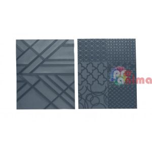 Текстурен шаблон за полимерна глина, геометрични дизайни 