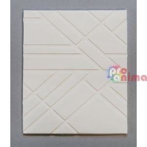 Текстурен шаблон за полимерна глина, геометрични дизайни 