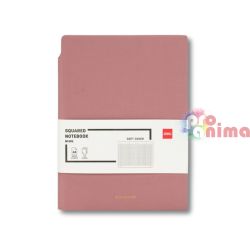 Бележник Deli Serendipity, 112 л, Еко кожа, Пепел от рози