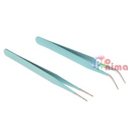 Пинсети прецизни 2 бр. Цвят мента