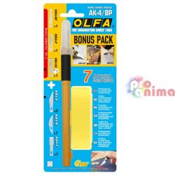 Скалпел (арт нож) OLFA AK-4/BP + 6 различни остриета