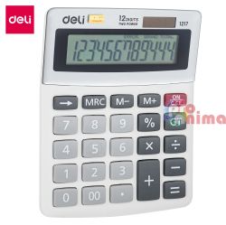 Калкулатор Deli Easy E1217 Настолен с 12 цифрен дисплей Бял