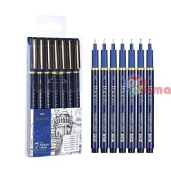 Тънкописци Deli Finenolo EQ909 7 бр. 0.05 - 0.6 mm