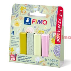 Комплект с полимерна глина Fimo Soft Floral 4 цвята x 25 g