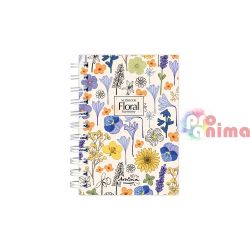 Тефтер Darsca Floral Harmony А6, 120 листа
