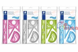 Чертожен комплект Staedtler Ultraflex 4 части- линия 30 cm | два триъгълника | транспортир
