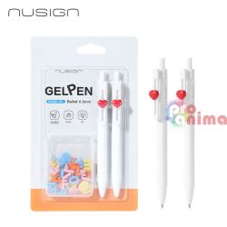 Комплект гел химикалки Deli NuSign - 2 бр. + 32 аксесоара