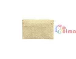 Плик 7 x 11 cm Перлен златен 10 бр.