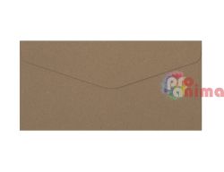 Плик DL 11 x 22 cm 120 g/m2 Тъмнобежов 10 бр.