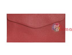 Плик DL 11 x 22 cm 150 g/m2 Перленочервен 10 бр.