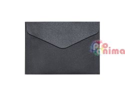 Плик C6 (11.4 x 16.2 cm) 150 g/m2 Перлен черен 10 бр.