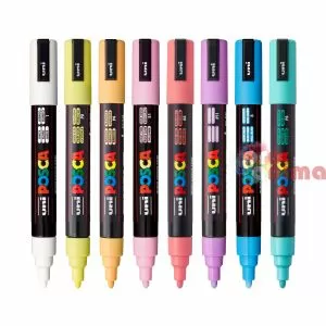 Акрилни маркери POSCA 5M в 8 пастелни цвята
