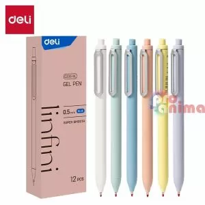 Гел химикалка Deli Linfini EG338-BL 0.5 mm Синьопишеща