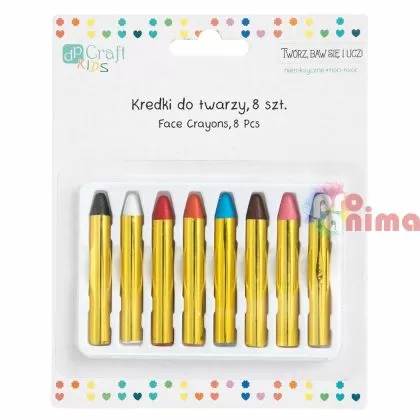 Пастели за лице DP Craft, 8 бр.