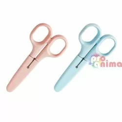 Ножица детска Deli Macaron, с предпазна капачка, 12.2 cm