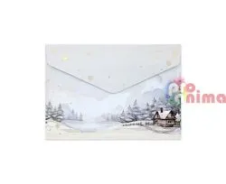Плик C6 (11.4 x 16.2 cm) 120 g/m2 Вълшебна зима 10 бр.