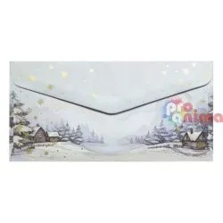 Плик DL 11 x 22 cm 120 g/m2 Вълшебна зима 10 бр.