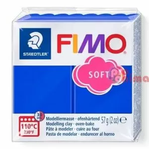полимерна глина fimo soft 57g 33 брилянтно синьо