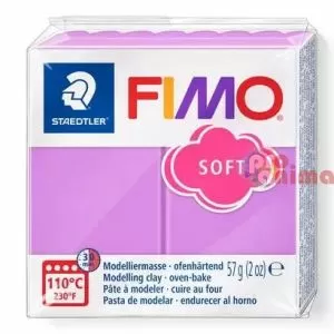 полимерна глина fimo soft 57g 62 лавандула