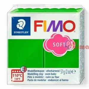 полимерна глина fimo soft 57g 53 тропическо зелено