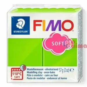 полимерна глина fimo soft 57g 50 зелена ябълка