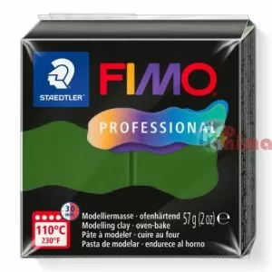 Fimo Professional 57g, 57 тъмнозелено