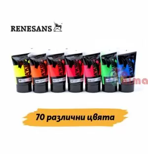 Акрилна боя Renesans A'KRYL 100 ml Различни цветове