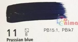 11 пруско син