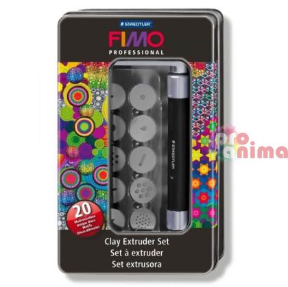 Екструдер (шприц) за полимерна глина Fimo Professional 20 приставки