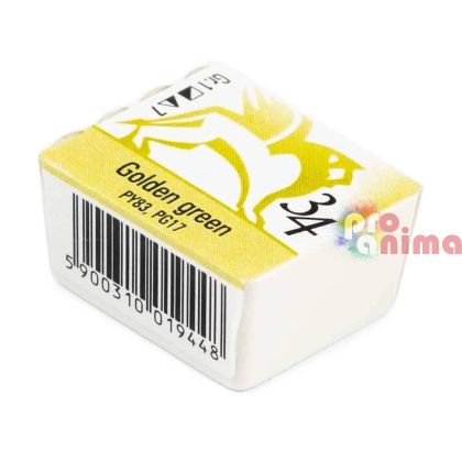 34 златисто зелена