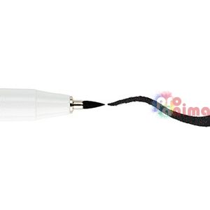 Черен тънкописец Renesans различни дебелини на писане