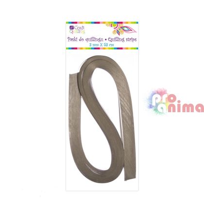 Перлрни квилинг ленти DP Craft, 3 mm, 100 бр., сребристи