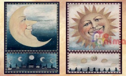 Декупажна хартия C. Kreul 60 g 33/48 cm Слънце и луна