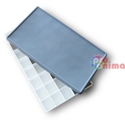 Правоъгълна палитра със силиконов капак Phoenix 16 x 29 cm